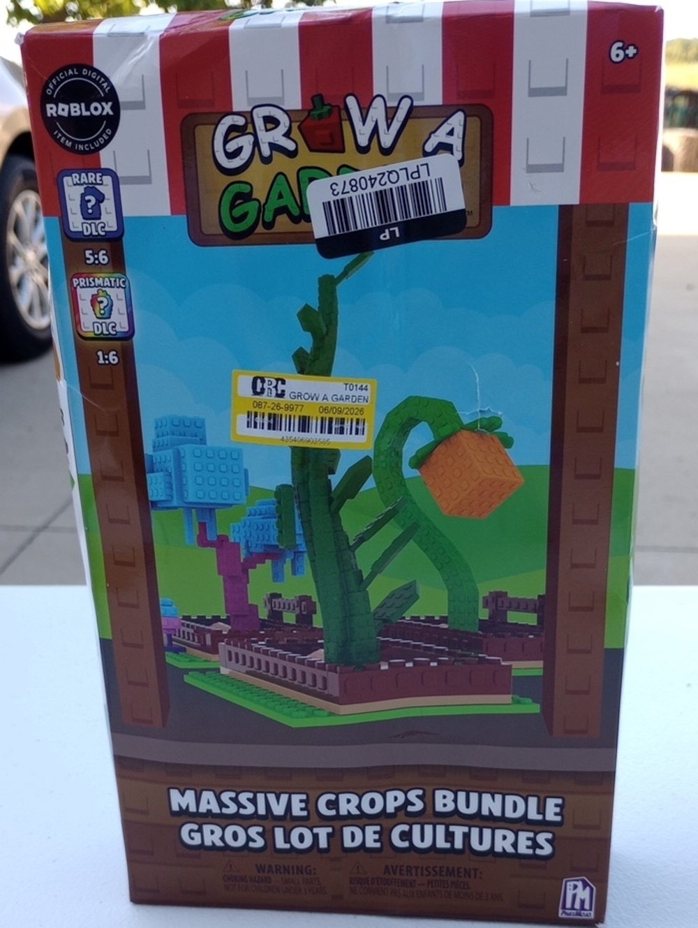 Roblox Grow A Garden Massive Crops Bundle NIB
